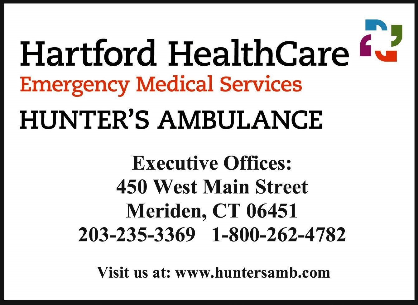 Logo for: Hunter Ambulance - Hartford HeathCare